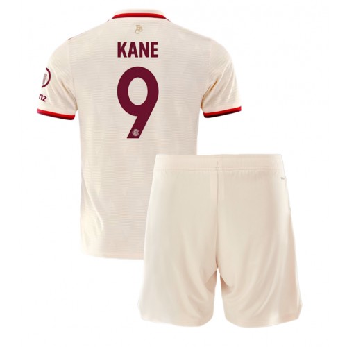 Fotbalové Dres Bayern Munich Harry Kane #9 Dětské Alternativní 2024-25 Krátký Rukáv (+ trenýrky)